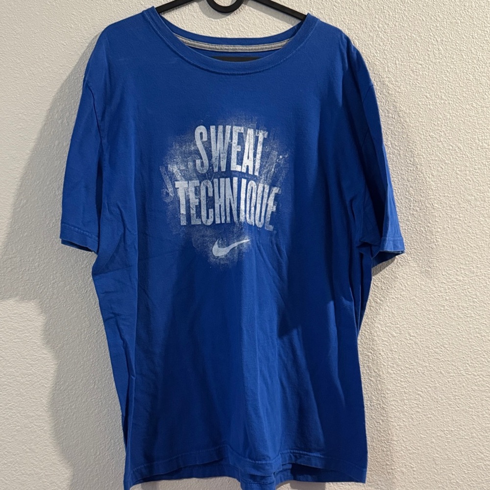 Nike Royal Blue Sweat Technique Tee